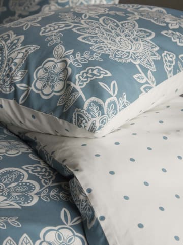 Walra Beddengoedset "Country Love" blauw/wit