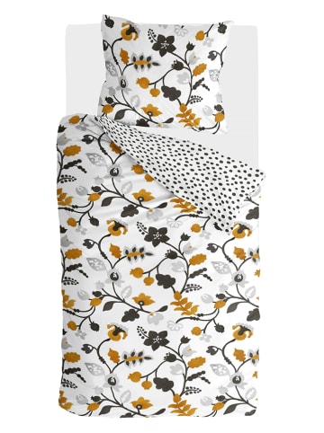 Walra Komplet pościeli "Dots & Flowers" w kolorze białym ze wzorem