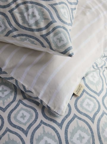 Walra Beddengoedset "Remade Sweet Honey Combs" lichtblauw/beige