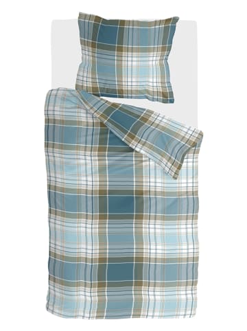 Walra Beddengoedset "Scottish Pleasure" blauw/lichtblauw