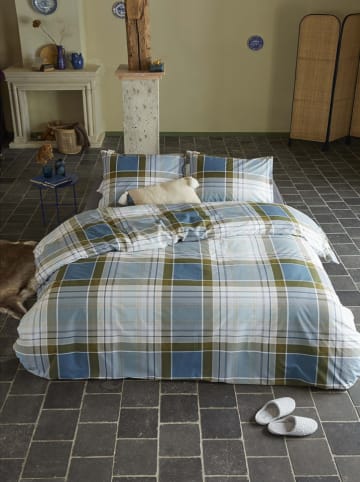 Walra Bettwäsche-Set "Scottish Pleasure" in Blau/ Hellblau