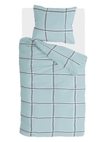 Walra Beddengoedset "Soft Squares" lichtblauw