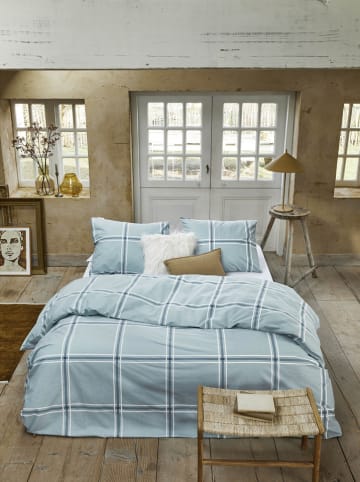 Walra Beddengoedset "Soft Squares" lichtblauw