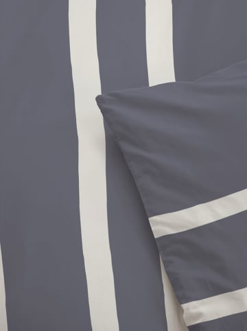 Byrklund Bettwäsche-Set "Steady Stripes" in Blau/ Weiß
