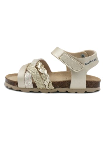 billowy Sandalen in Gold