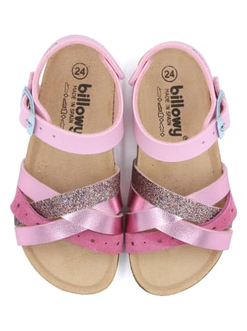 billowy Sandalen lichtroze