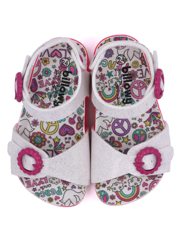 billowy Sandalen wit