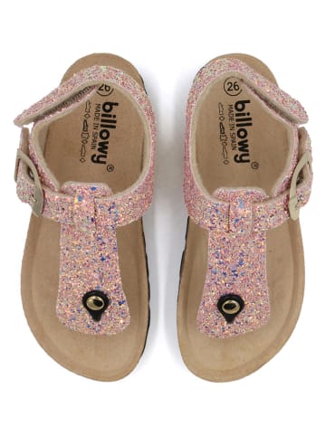 billowy Sandalen in Rosa
