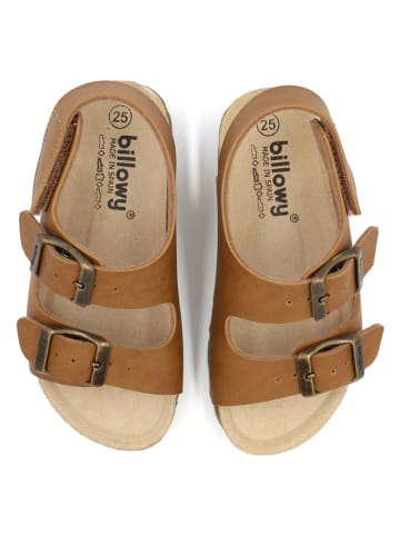 billowy Sandalen in Hellbraun