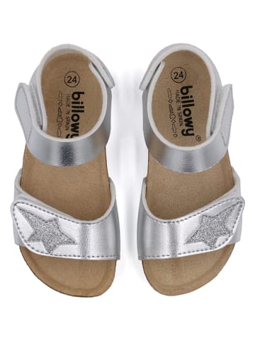 billowy Sandalen in Silber