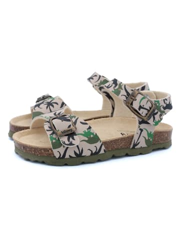 billowy Sandalen in Khaki