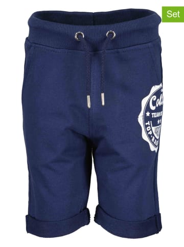 Blue Seven 2er-Set: Bermudashorts in Dunkelblau/ Grau