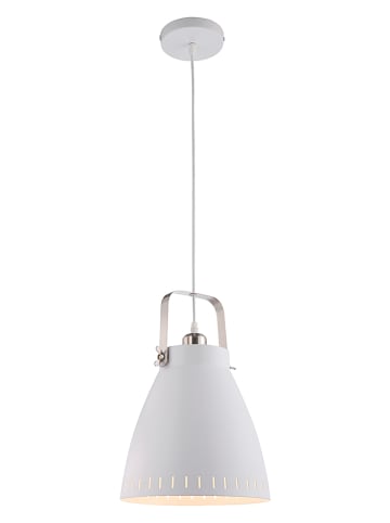 LeuchtenDirekt Lampa wisząca "Eva" w kolorze białym -  Ø 26,5 cm
