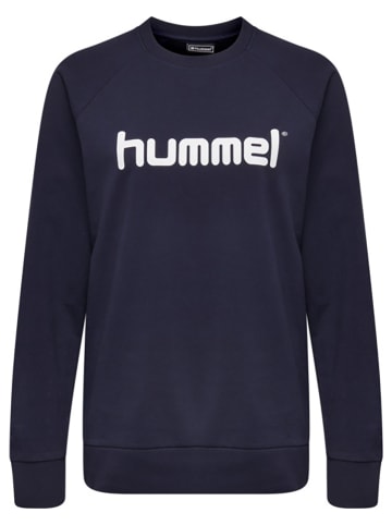 Hummel Sweatshirt "Go Cotton" in Dunkelblau