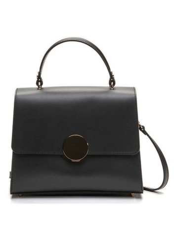 maison héritage PARIS Leder-Henkeltasche "Clau" in Schwarz - (B)26 x (H)20 x (T)9 cm