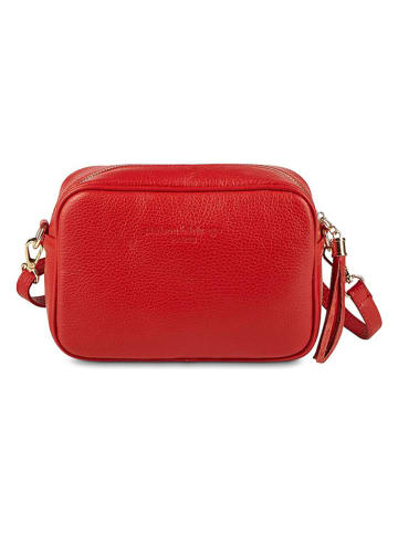 maison héritage PARIS Leder-Umhängetasche "Gaby" in Rot - (B)28 x (H)22 x (T)8,5 cm