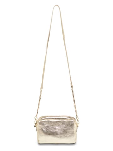 maison héritage PARIS Leder-Umhängetasche "Elyn" in Gold - (B)19 x (H)14 x (T)7 cm