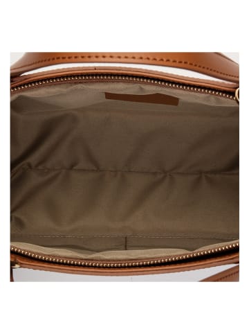 maison héritage PARIS Leren schoudertas "Parl" camel - (B)29,5 x (H)23,5 x (D)12 cm