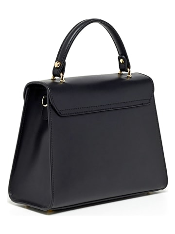 maison héritage PARIS Leder-Henkeltasche "Doce" in Schwarz - (B)25 x (H)20 x (T)9,5 cm