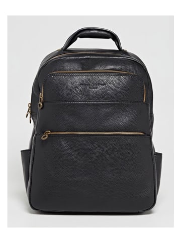 maison héritage PARIS Leren rugzak "Gio" zwart - (B)30 x (H)38 x (D)15 cm