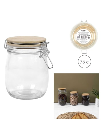COOK CONCEPT Słoik w kolorze jasnobrązowym - 750 ml