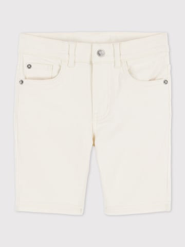 PETIT BATEAU Jeans-Shorts in Creme