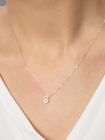Lodie Silver Silber-Halskette "S" mit Anhänger - (L)43 cm