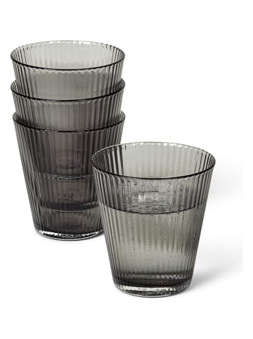 Rosendahl 4er-Set: Wassergläser "Grand Cru" in Grau - 260 ml