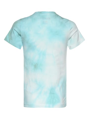 Blue Effect Shirt in Weiß/ Hellblau