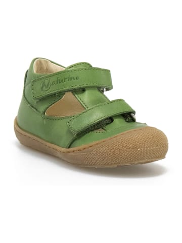 Naturino Leder-Halbsandalen "Puffy" in Grün