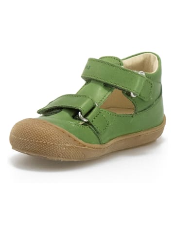 Naturino Leder-Halbsandalen "Puffy" in Grün