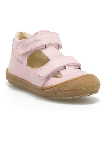 Naturino Leren enkelsandalen "Puffy" lichtroze