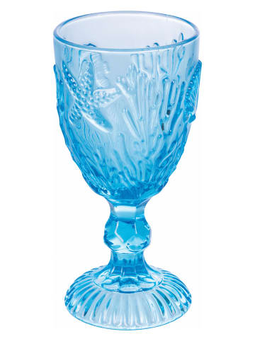 Villa d´Este 6er-Set: Gläser "Pantelleria" in Transparent/ Hellblau/ Blau - 280 ml
