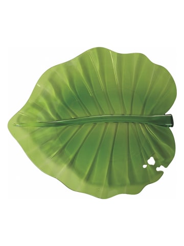Villa d´Este Półmisek "Leaf" w kolorze zielonym - 28 x 25 cm