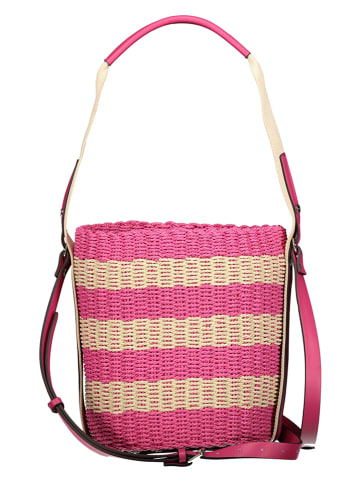 ESPRIT Schoudertas "Deira" roze/beige - (B)20 x (H)24 x (D)17 cm