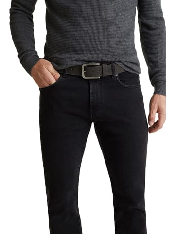 ESPRIT Leder-Gürtel in Schwarz