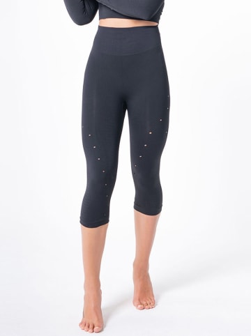 Anaissa Legginsy funkcyjne w kolorze czarnym