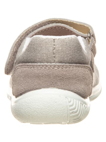 kmins Baleriny w kolorze szarym z paskiem