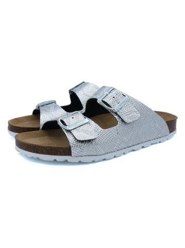 billowy Slippers zilverkleurig