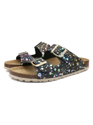 billowy Slippers zwart/meerkleurig