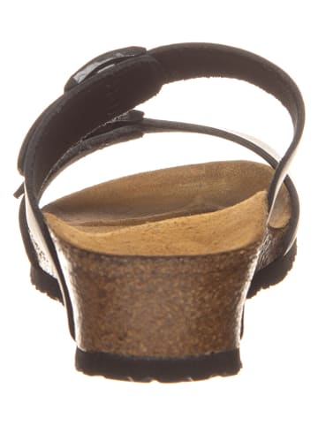 Papillio Leder-Pantoletten "Tessa" in Schwarz