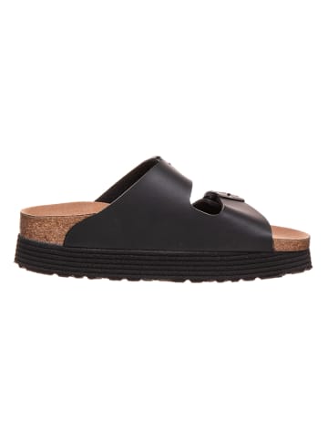 Papillio Pantoletten "Arizona grooved" in Schwarz