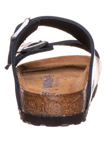 Birkenstock Leren slippers "Arizona" donkerblauw