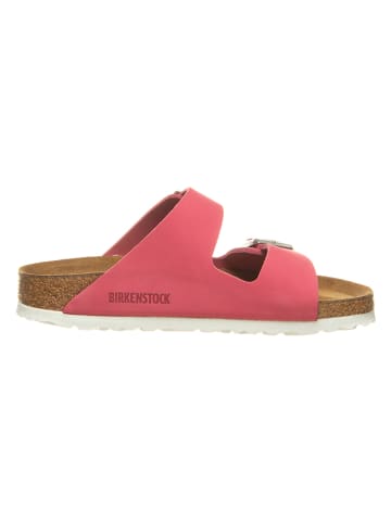 Birkenstock Leder-Pantoletten "Arizona" in Pink