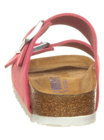 Birkenstock Leder-Pantoletten "Arizona" in Pink