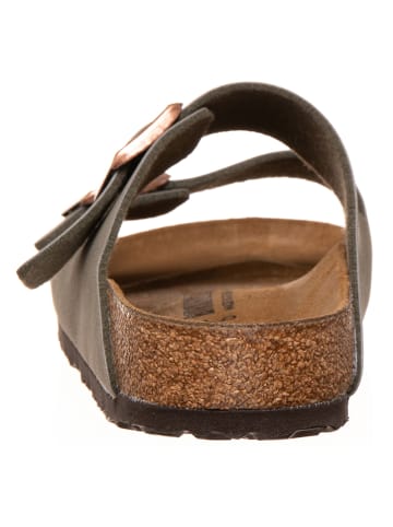 Birkenstock Slippers "Arizona" lichtbruin/grijs - wijdte N