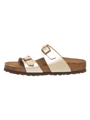 Birkenstock Pantoletten "Sydney" in Creme
