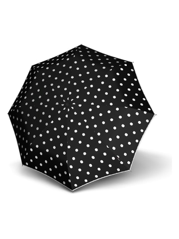 Knirps Regenschirm "C205 Medium Duomatic" in Schwarz/ Weiß