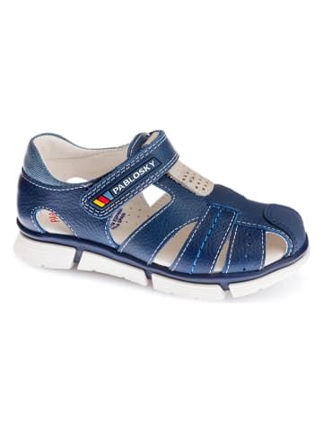 Pablosky Leren enkelsandalen blauw