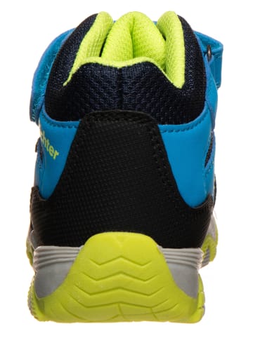 Richter Shoes Trekkingschuhe in Blau/ Gelb